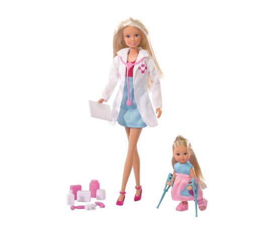Кукла Steffi "Детский доктор" в наборе 2 куклы