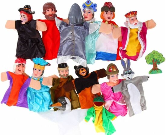 Кукольный театр "Царевна-лягушка" 14 кукол