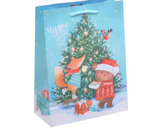 Пакет подарочный "Чудес в новом году", 27×23 см