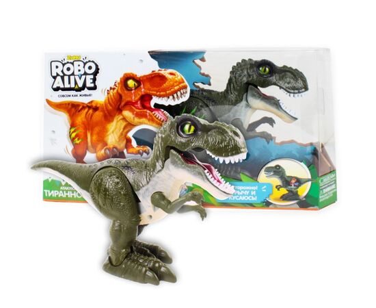 Robo Alive "Тираннозавр атакующий" зеленый окрас