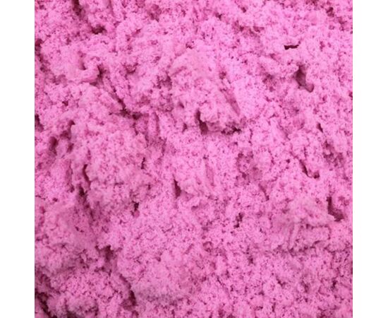 Живой песок 1 кг розовый цвет, комплект с песочницей и формочками для игры