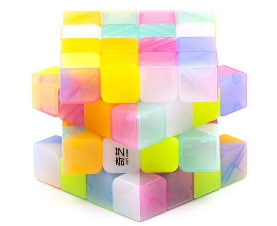 Головоломка кубик 4×4 "MoFangGe QiYuan Jelly" (прозрачный)