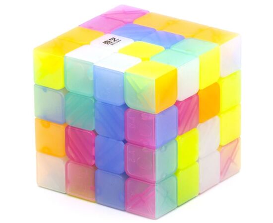Головоломка кубик 4×4 "MoFangGe QiYuan Jelly" (прозрачный)