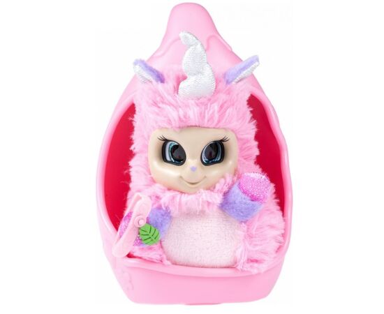 Игрушка "Bush Baby World. Пушастики" Единорог Ула со спальным коконом