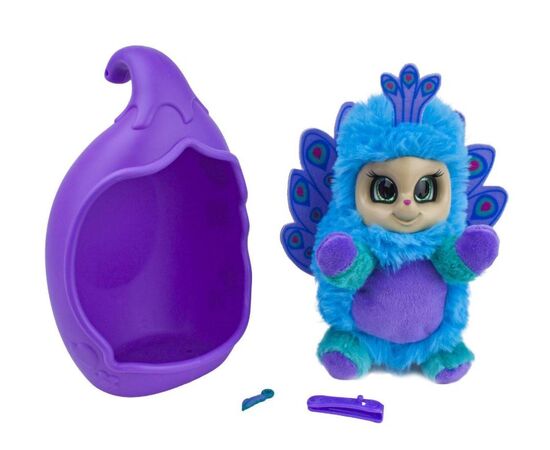 Игрушка "Bush Baby World. Пушастики" Павлин Паола со спальным коконом