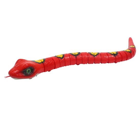 Игрушка Робо-змея красная на батарейках