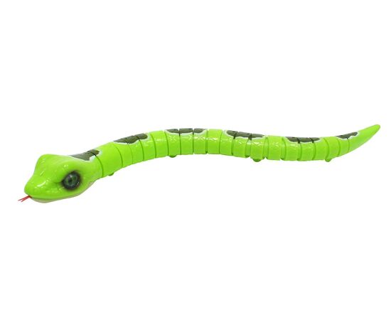 Игрушка Робо-змея зеленая на батарейках
