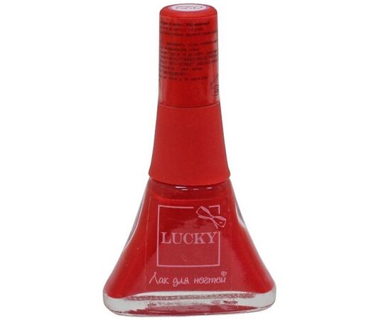Лак для ногтей "Lucky" красный цвет