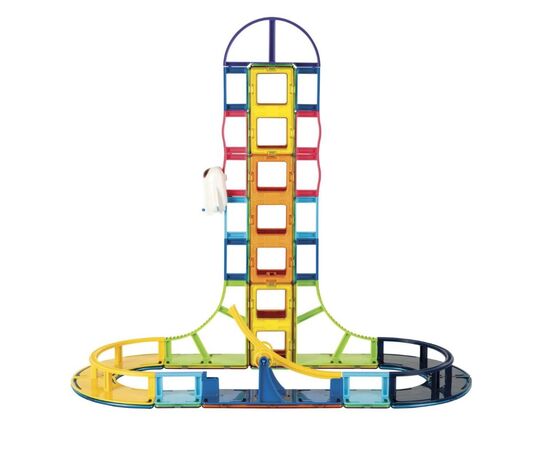 Магнитный конструктор MAGFORMERS Sky Track Adventure set 64 детали