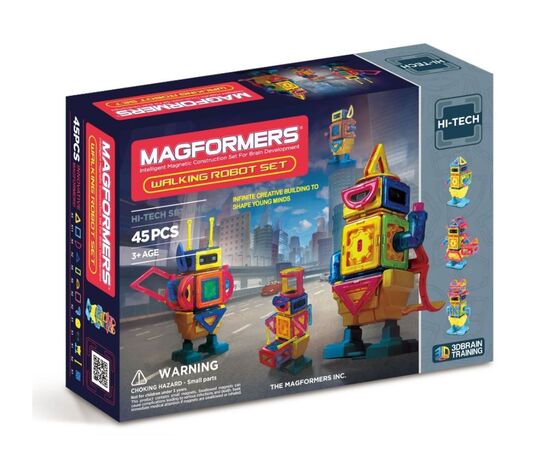 Магнитный конструктор Magformers Walking Robot, 45 деталей