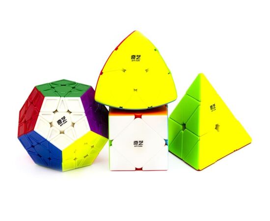 Набор головоломок MoFangGe: пирамидка, скьюб, мегаминкс, мастерморфикс (color)