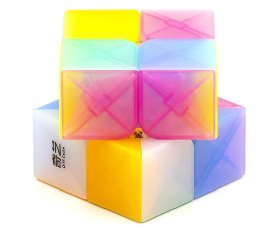 Головоломка кубик 2×2 "MoFangGe QiDi Jelly" (прозрачный пластик)