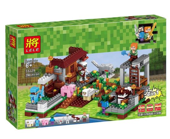 Конструктор Lele "Майнкрафт. Ранчо", 390 деталей