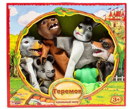 Кукольный театр "Теремок", 6 кукол на руку