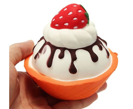 Сквиши "Пирожное корзиночка" 20 см