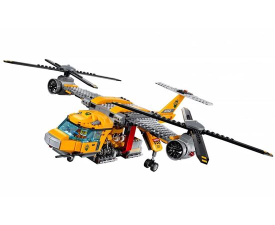 Конструктор Bela "Вертолёт для доставки грузов в джунгли", 1298 деталей