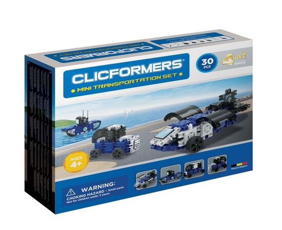 Конструктор Clicformers " Transportation set mini" 30 деталей