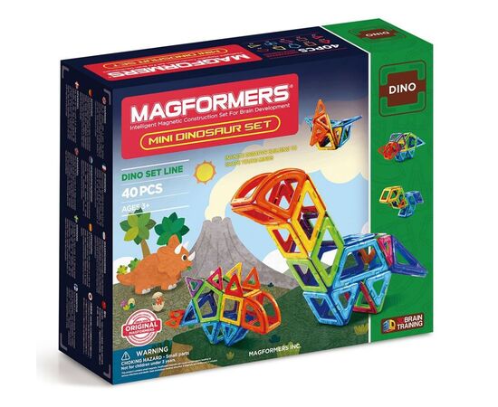 Магнитный конструктор MAGFORMERS Mini Dinosaur set