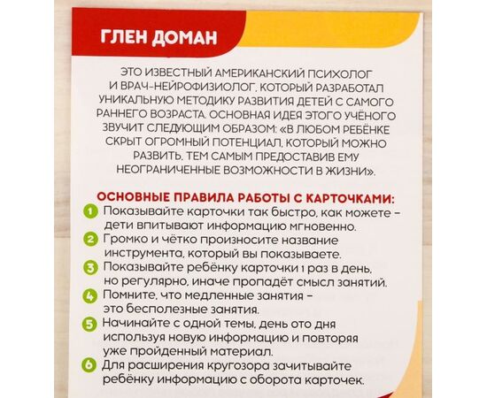 Обучающие карточки "Части тела на английском языке", 12 шт, 15×10 см