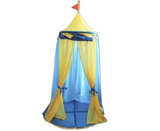 Палатка подвесная "Замок" сине-желтый