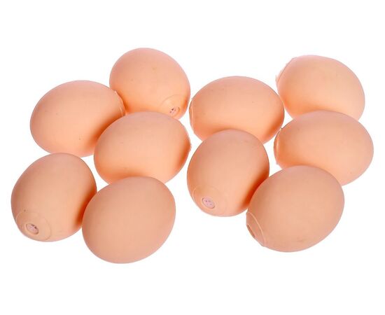 Яйца куриные резиновые, 10 штук