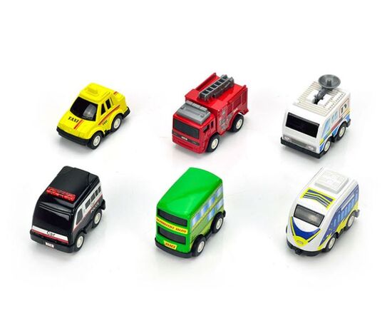 Набор инерционных игрушек "Автотранспорт", 6 шт