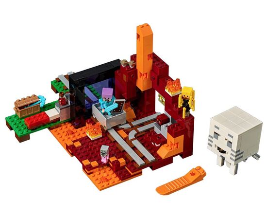 Конструктор Lepin "Майнкрафт. Портал в Подземелье", 527 деталей