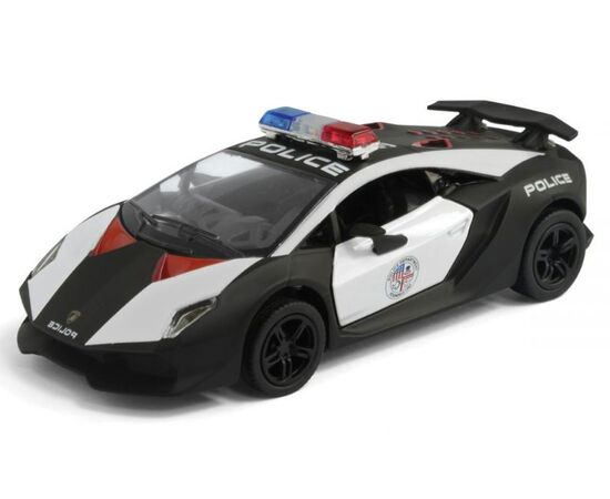 Машинка сувенирная "Lamborghini Sesto Elemento Police", 1:38