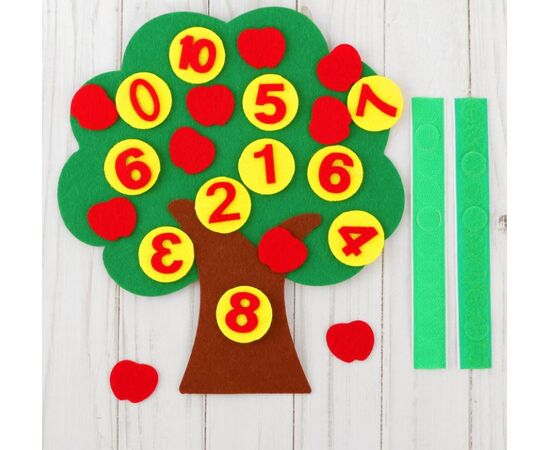 Фетровое дерево "Учим цифры"