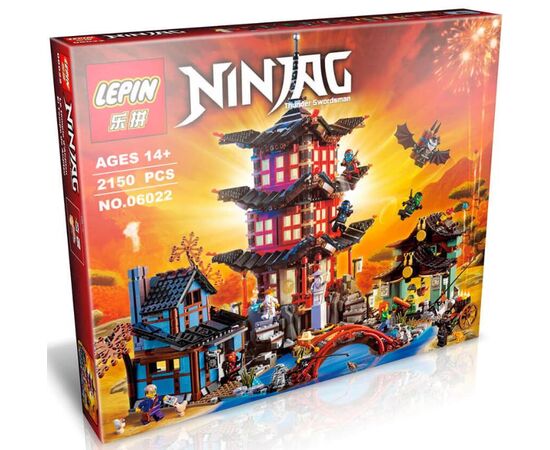 Конструктор Lepin "Ниндзя. Храм Аэроджитцу", 2150 деталей