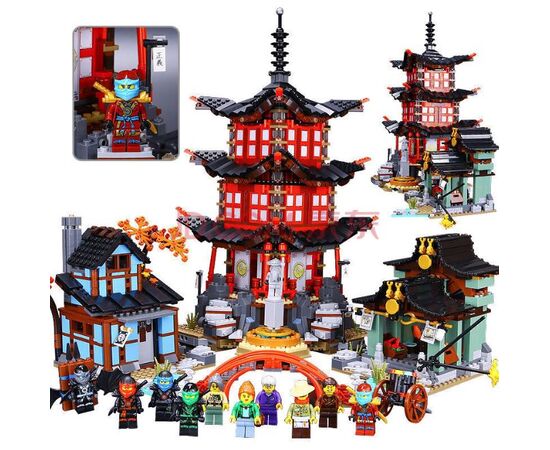 Конструктор Lepin "Ниндзя. Храм Аэроджитцу", 2150 деталей