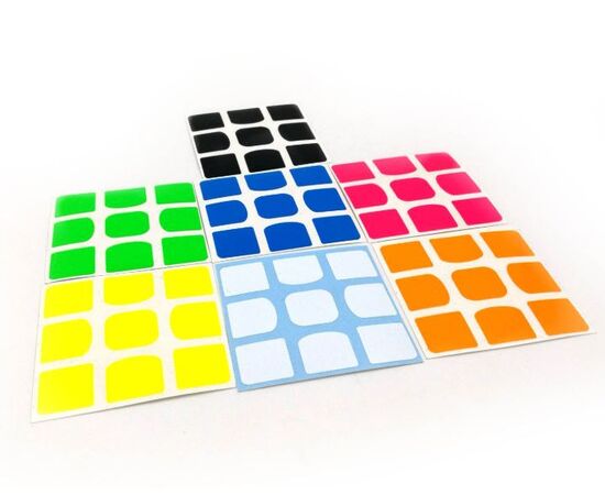 Наклейки Z-Stickers для кубика Valk 3 (full-bright)