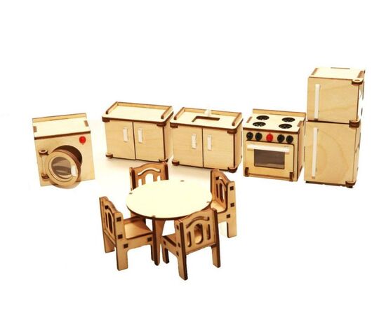 Набор деревянной мебели "Кухня"