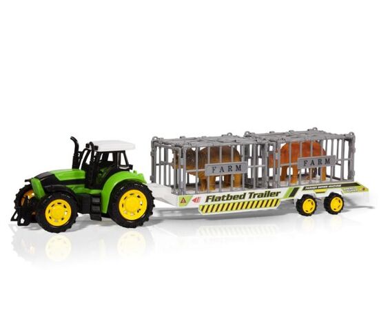Трактор с прицепом "Трейлер с животными" 51 см