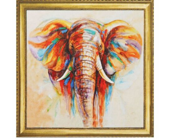 Картина из пайеток "Слон"