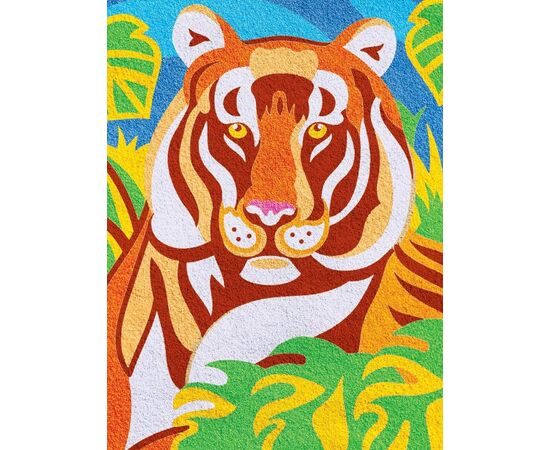 Картина песком для взрослых "Тигр"