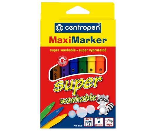 Суперсмываемые фломастеры "Maxi Marker"
