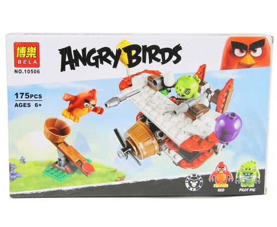 Конструктор Bela "Angry Birds", 175 деталей