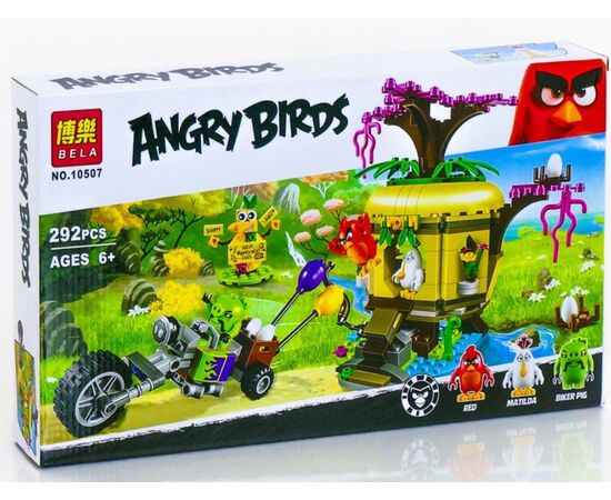 Конструктор Bela "Angry Birds", 292 детали
