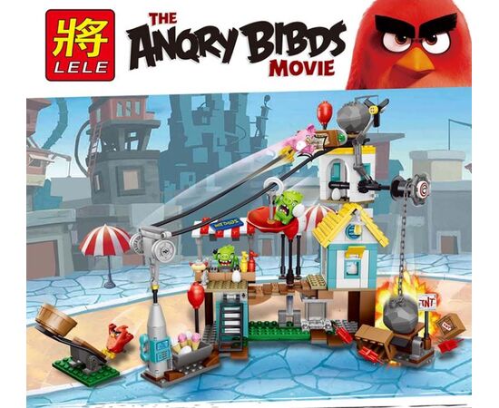 Конструктор Lele "Angry Birds", 400 деталей