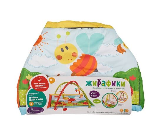 Развивающий коврик "Пчелка Бизи и мед"
