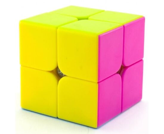 Головоломка кубик 2 на 2 "MoYu MF2S", color pink