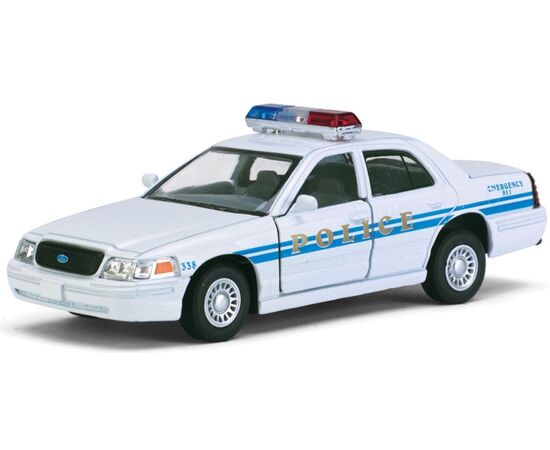 Машинка сувенирная "Ford Crown Victoria" police, белая