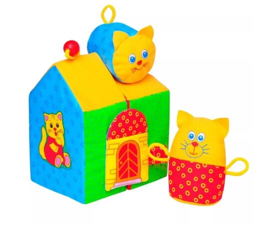 Кубики мягкие "Кошкин дом"