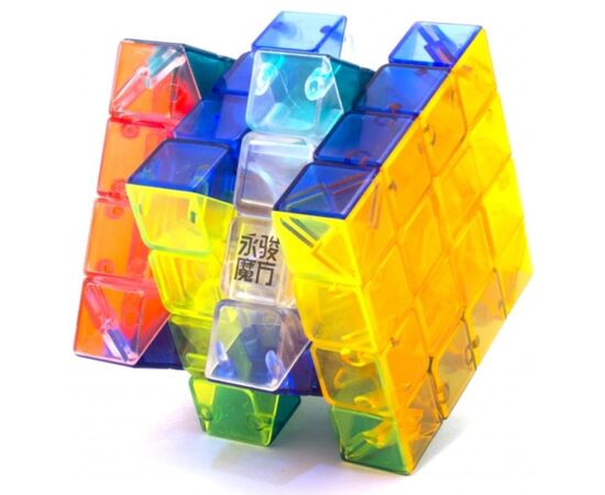 Головоломка кубик "MoYu YuSu R" 4 на 4, прозрачный