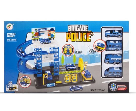 Игровой набор "Полицейский пост"+машинки