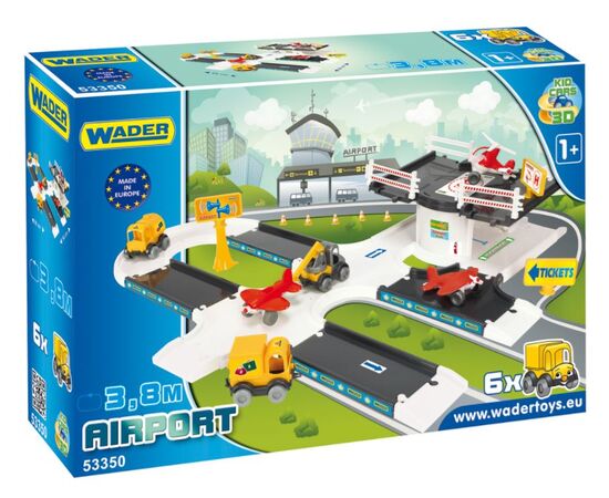 Игровой набор WADER 53350 Kid Cars 3D "Аэропорт"