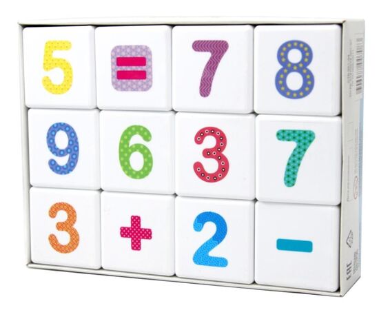 Кубики "Веселая арифметика" без обклейки
