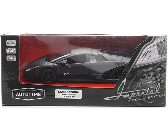 Машинка сувенирная Autotime "Lamborghini Murcielago", Black Edition