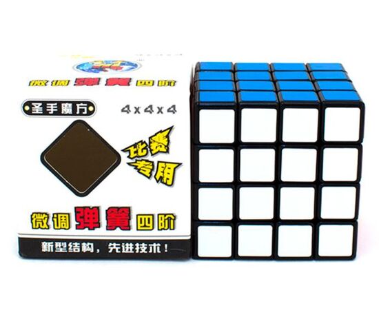 Головоломка кубик "Shengshou" 4 на 4, черный
